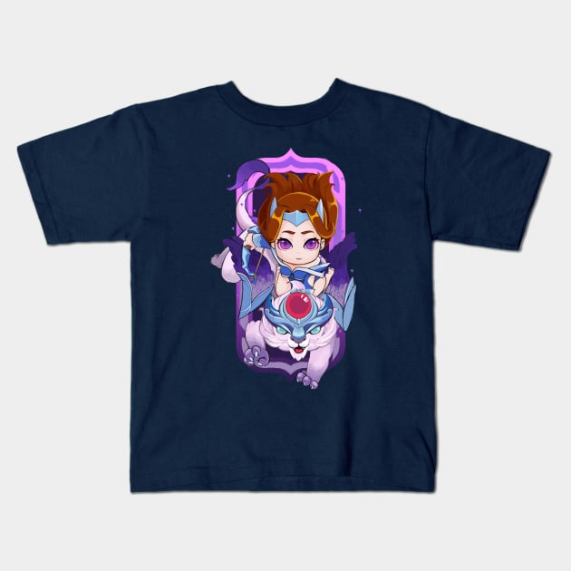 Mirana Dota 2 Kids T-Shirt by abelabells